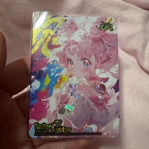 Japanese sailor moon shiny card chibi moon (with misprinted name)